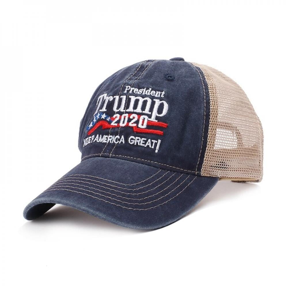 Washable Running Cap Embroidered Mesh 