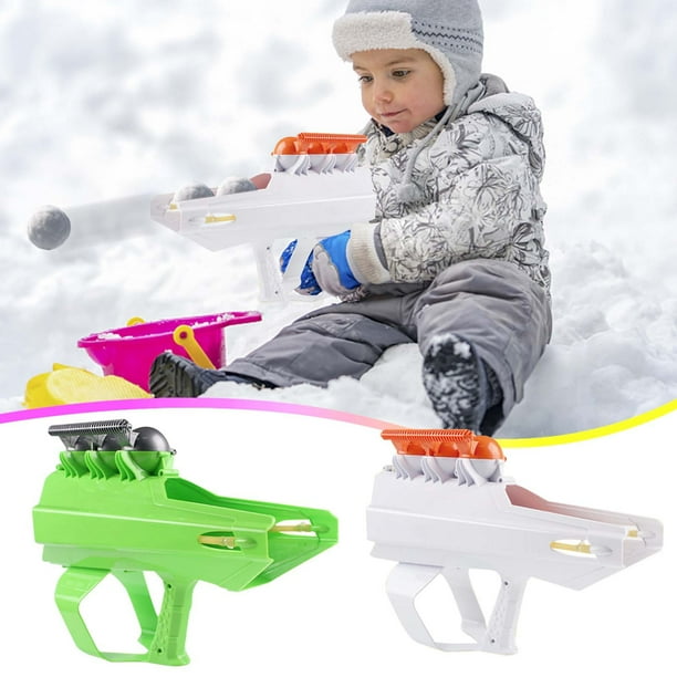 Fiudx Lanzador de Bolas de Nieve, Divertidos Juegos de Invierno, Materiales Ecológicos Seguros, Diseño Moderno, Juego Al Aire Libre, Diversión Familiar, Unidad Individual