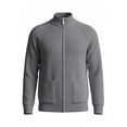 thumbnail image 3 of Men's Full Zip Knit Cardigan Sweater,Autumn Winter Ribbed Knit Stand Collar Warm Jacket Outerwear, 3 of 9
