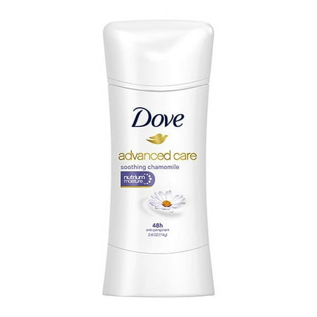 Dove Advanced Care Antiperspirant, Soothing Chamomile, 2.6 Oz, 3 Pack