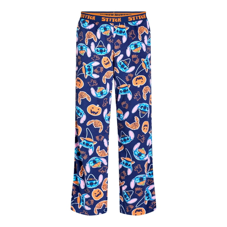 Disney Women s Stitch Halloween Velour Sleep Pants Sizes XS 3X