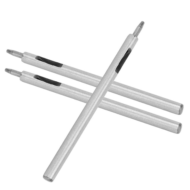 Leather Hole Punch 3Pcs Alloy Steel Hole Punch Cutter Leather Working Tools for Plastics Round Hollow Hole Punch Cutter, Paper Punches