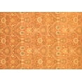 thumbnail image 1 of Ahgly Company Indoor Rectangle Oriental Orange Modern Area Rugs, 8' x 10', 1 of 4
