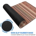 thumbnail image 6 of Long Mouse Pads for Desk,Brown Geometric Striped Pattern Desk Mats on Top Of Desks, Desk Mouse Pad Extra Large with 3mm Non-Slip Base and Stitched Edge for Gaming,Office,Work,Home 31.5"x15.7", 6 of 6