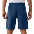 thumbnail image 5 of Lenago Shorts Womens Shorts,Mens Shorts,Unisex Solid Color Pocket Button Zipper Casual Sport Shorts Pants Unisex Cargo Shorts Outdoors Straight-Leg Knee-Length Shorts,Size S-3XL, 5 of 6