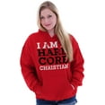 thumbnail image 4 of Hard Core Christian Religious Faith Hoodie Sweatshirt Women Men Brisco Brands S, 4 of 6