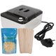 thumbnail image 1 of Calentador de depilación cera 100g granos de cera Kit de máquina de depilación cera profesional enchufe europeo 220V, 1 of 5