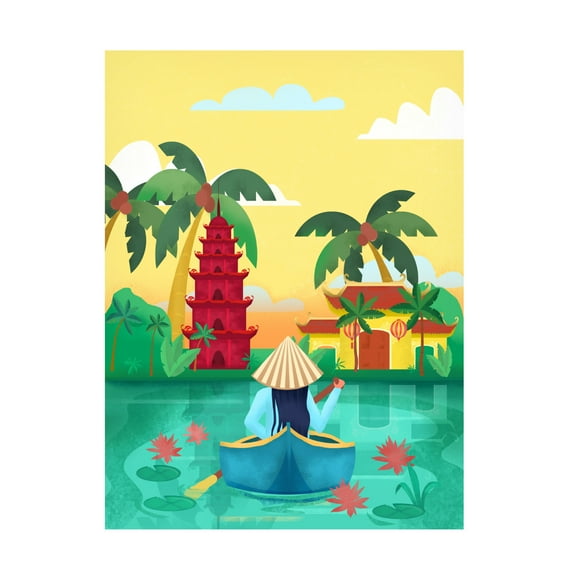 Trademark Fine Art Petra Lizde Vietnam Canvas Wall Art