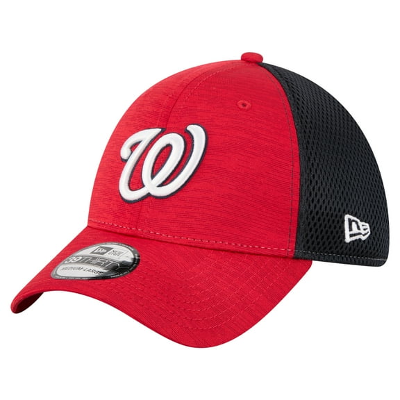 Men's New Era Red/Black Washington Nationals Neo 39THIRTY Flex Hat