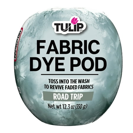 Tulip Fabric Dye Pod Road Trip (Gray) 12.3 oz, New Dye for Washing Machines