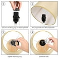 thumbnail image 7 of Contemporary Wooden Pull Chain White Table Reading Lamp, Set of 2, 7 of 7
