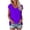 e-225Purple901, variant on FUYUDY Women's Tshirts Summer Fashion Casual V Neck Low Neckline Ultra Short Sleeved Solid Color Letter Printed Loose T-Shirt Tops Birthday Female Dailywear