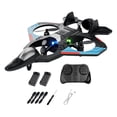 thumbnail image 4 of Avión RC con modo de giro y rotación de 360 ​​grados, caza a reacción, planeador RC para niños y adultos 2 Batería, 4 of 8