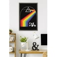 thumbnail image 2 of Pink Floyd - The Dark Side Of The Moon Illustration Variant Wall Poster, 22.375" x 34" Framed, 2 of 5