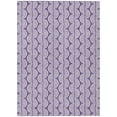 thumbnail image 2 of Addison Rugs Chantille Indoor/Outdoor Transitional Swirls Purple Washable Rectangle Rug, 2'6" x 3'10", 2 of 6
