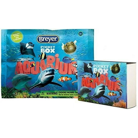 Breyer Pocket Box Aquarium Fish and Sticker Mystery New with Blind Bag