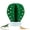 spherical cactus, variant on Agiufgs Reptile Humidifier 2.76 in, Natural Evaporative Humidification, for Terrarium Habitat for Geckos Snakes Lizards, Columnar Cactus