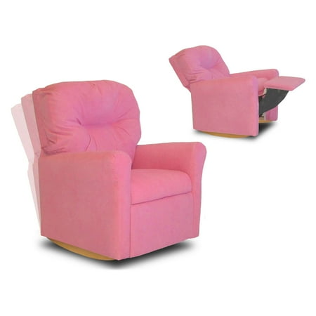 Dozydotes Contemporary Kid Rocker Recliner - Microsuede
