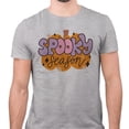 thumbnail image 2 of Retro Pumpkin Spooky Season Shirt Unisex X-Small Grey, 2 of 5