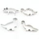 thumbnail image 3 of Moldes para galletas Bearachild 4 Uds. acero inoxidable forma de dinosaurio, 3 of 6