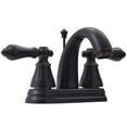thumbnail image 1 of Robinet de Lavabo Classique Anglais 4 Po Mitigeur Lavabo Noble Bronze, 1 of 1
