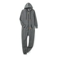 thumbnail image 2 of Rdhnmea Mens Fleece Lined Hooded Jumpsuit Full Zip  one-piece  Rompers One Piece Overalls Jogging Suit Tracksuit with Pockets, 2 of 10