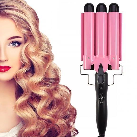 HIBIBUD Professional Hair Curling Iron Triple Barrel Hair Curler Irons Hair Wave Waver Styling Tools Hair Styler Wand