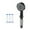 A, variant on High Pressure 5 Mode Filter Shower Head, ZzCityTK Turbo 5-Speed Adjustable Shower Sprayer Easy Tool-Free Installation, Portable Bathroom Faucet with Filtration System for Household Spa Refreshment