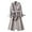White, variant on Trench Coat Women Double Windproof Classic Lapel Belted Long Outerwear Overcoat with Belt White, XXXL