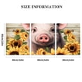 thumbnail image 3 of Shadudu Pig Sunflowers Butterflies Canvas Prints Wall Art Set of 3 Unframed for Living Room Bedroom Home Office Decor 12x16 inches 12"x16"x3pcs, 3 of 6