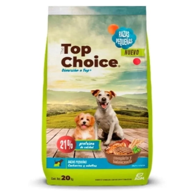 Comida Mascotas Top Choice Razas Pequeñas 20 Kg