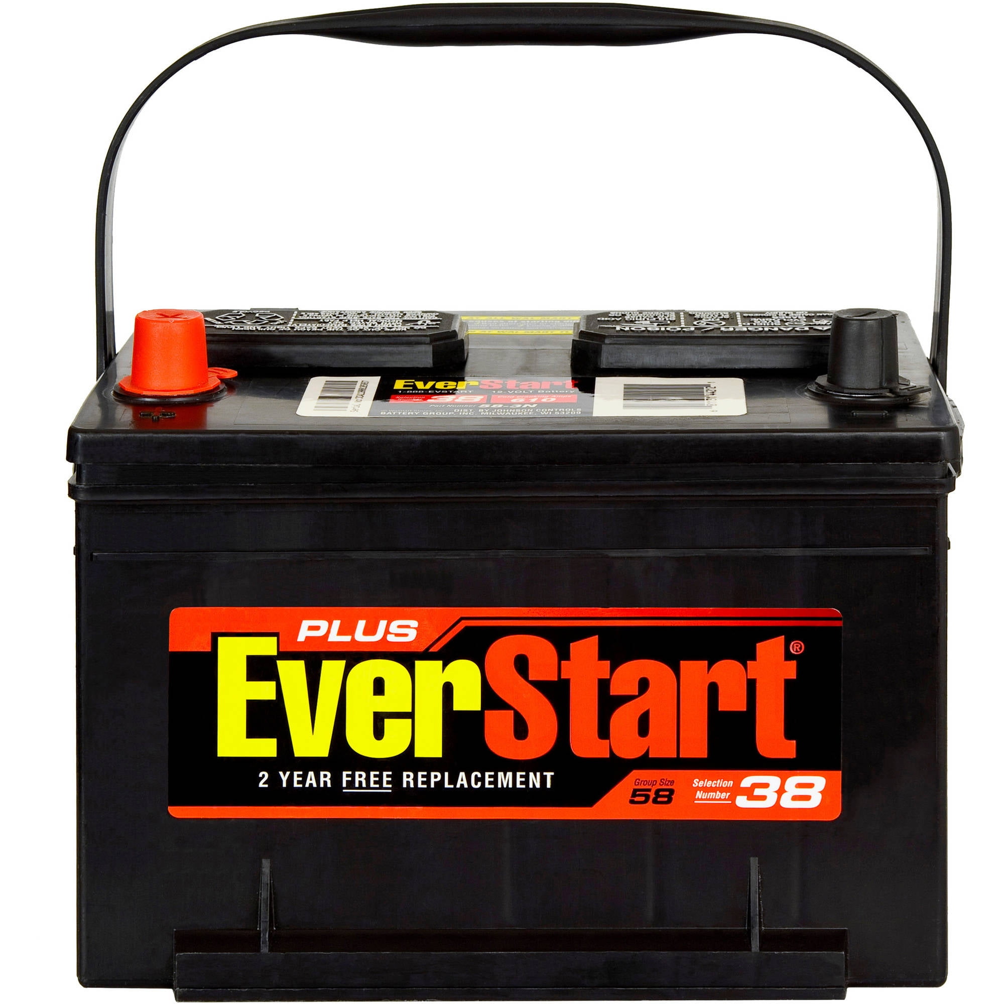 EverStart Plus Lead Acid Automotive Battery, Group 58