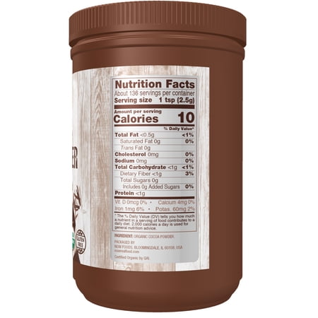ナウフーズ オーガニックココアパウダー 340g (12oz) NOW Foods Cocoa Powder Organic