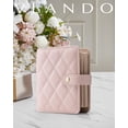 thumbnail image 2 of Estuche organizador de viaje para joyas Vlando Travel para mujer, color rosa, 2 of 7