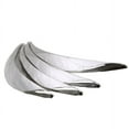 thumbnail image 4 of 4x Chrome ABS Car Fender Flares Lip Wheel Eyebrow Arch Protector Moulding Trim, 4 of 5