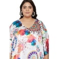 thumbnail image 6 of Gypsie Blu Women's Plus Size Printed Kaftan Dresses Long Maxi Dress for Ladies Girls Online, 6 of 7