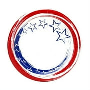 Nicole Home Collection 6.75" Stars N' Stripes Paper Plate, 24 Ct
