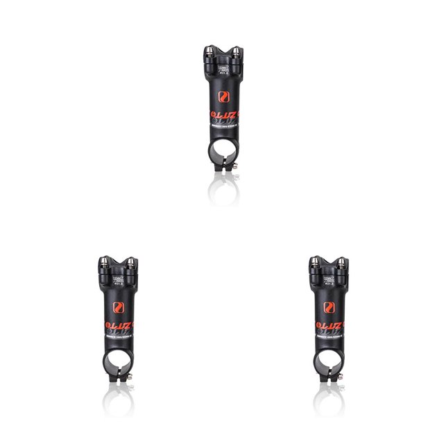 Soidarity Vástago del manillar de la bicicleta 31,8mm x 28,6mm adaptador de horquilla delantera elevador de ciclismo portátil ciclismo 100 mm 3piezas