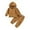 Brown, variant on Krdevn Hooded Two Piece Outfit Set for Boys and Girls Casual Everyday Wear Comfortable Autumn Winter Clothes for Toddlers,7-8 Years
