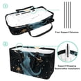 thumbnail image 4 of Virgo Constellation Large Capacity Reusable Oxford Cloth Storage Bin: Foldable Storage Bag, Picnic Basket, and Storage Box, 4 of 7