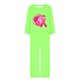 thumbnail image 4 of Puntoco Mujer Otoño Moda Cáncer De Mama Impreso Cuello Redondo Manga Larga + Pantalones Traje Verde Xl, 4 of 4
