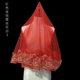 thumbnail image 1 of Granjero Gordo Velo de novia con corona de fénix y vestido tradicional chino Xiuhe semitransparente rojo, rojo C, 1 of 2