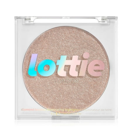 Lottie London Diamond Bounce in Rose Champagne Ultra-Fine Gel-Powder Highlighter New Shade 0.28 oz