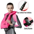 thumbnail image 3 of Snorkel Vest Adults Inflatable Swimming Life Jacket for Diving Snorkeling Safety, 3 of 6
