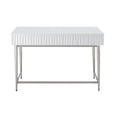 thumbnail image 4 of Treasure Trove Miranda Coastal 2 Drawer Writing Desk- Glossy White, 4 of 5