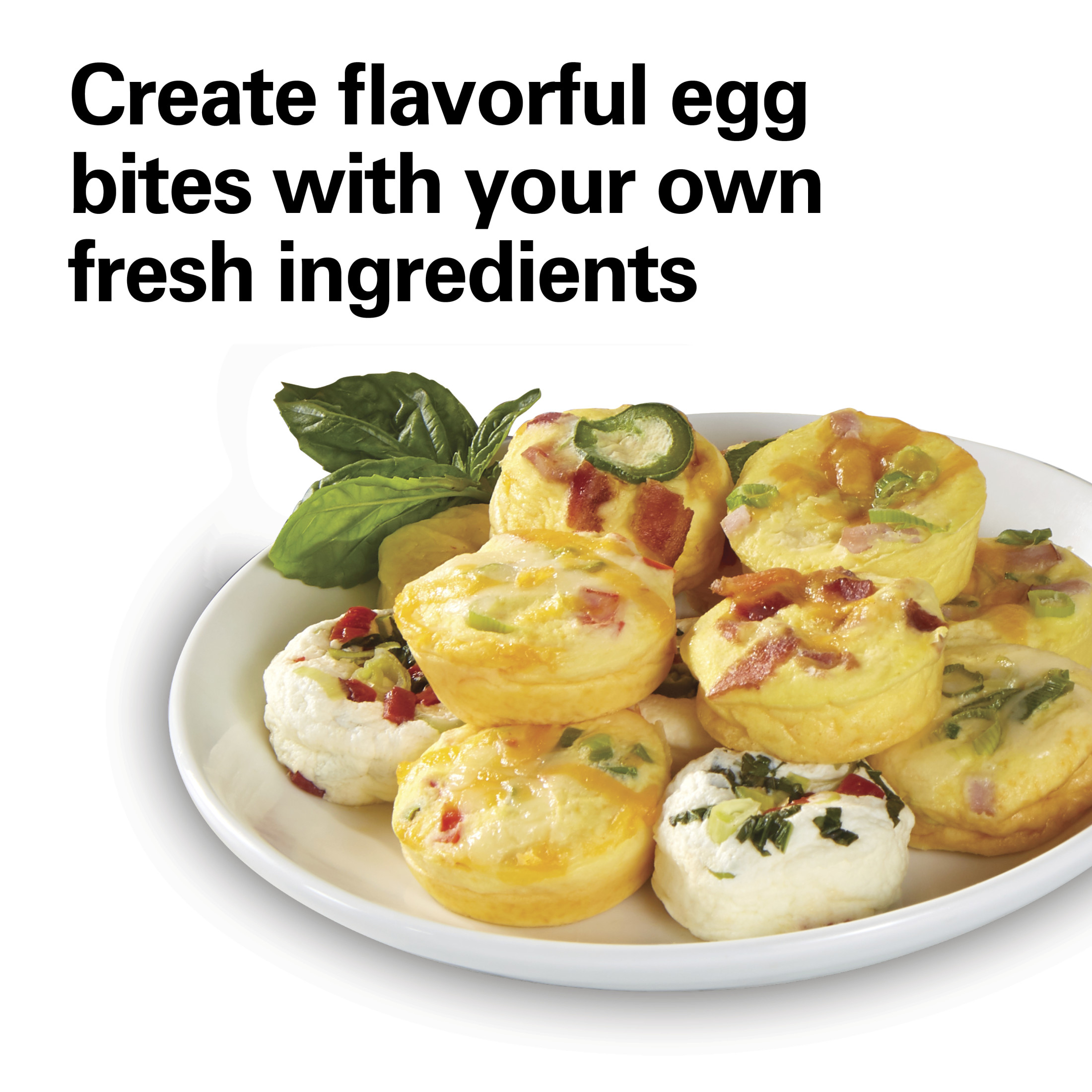 Hamilton Beach Egg Bites Maker and Egg Cooker with Hard Boiled Eggs Insert, Mint