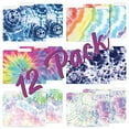 thumbnail image 5 of Decorative File Folders, 12 Pack, 6 Designs, Heavyweight, Letter Size (9.5" x 11.5") with 1/3 Cut Tab, Tie Dye Designs, Fashion Folders by Better Office Products, 5 of 5