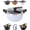 White, variant on Nonstick 8L Micro Pressure Stock Pot with Locking Lid for Induction, Fast Cooking Soup Stew Pot