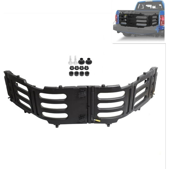 labwork Black Stowable Bed Extender Kit Replacement for 2015-2020 F-150 FL3Z99286A40C