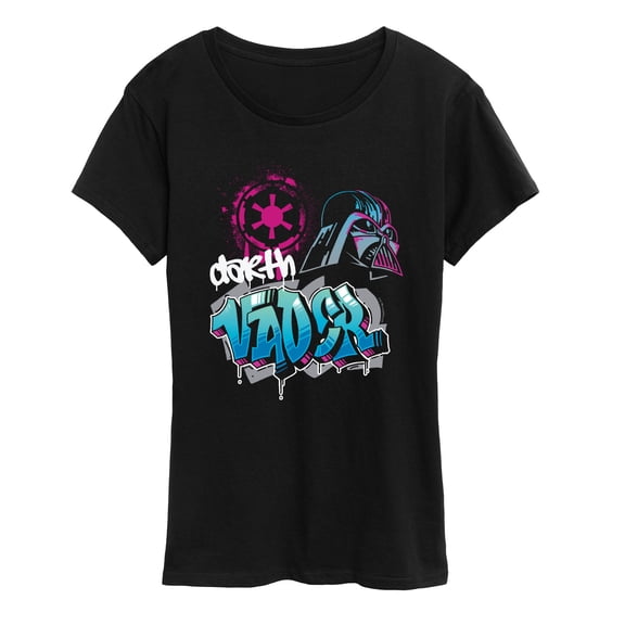 Star Wars - Vader Graffiti - Women's Short Sleeve Graphic T-Shirt